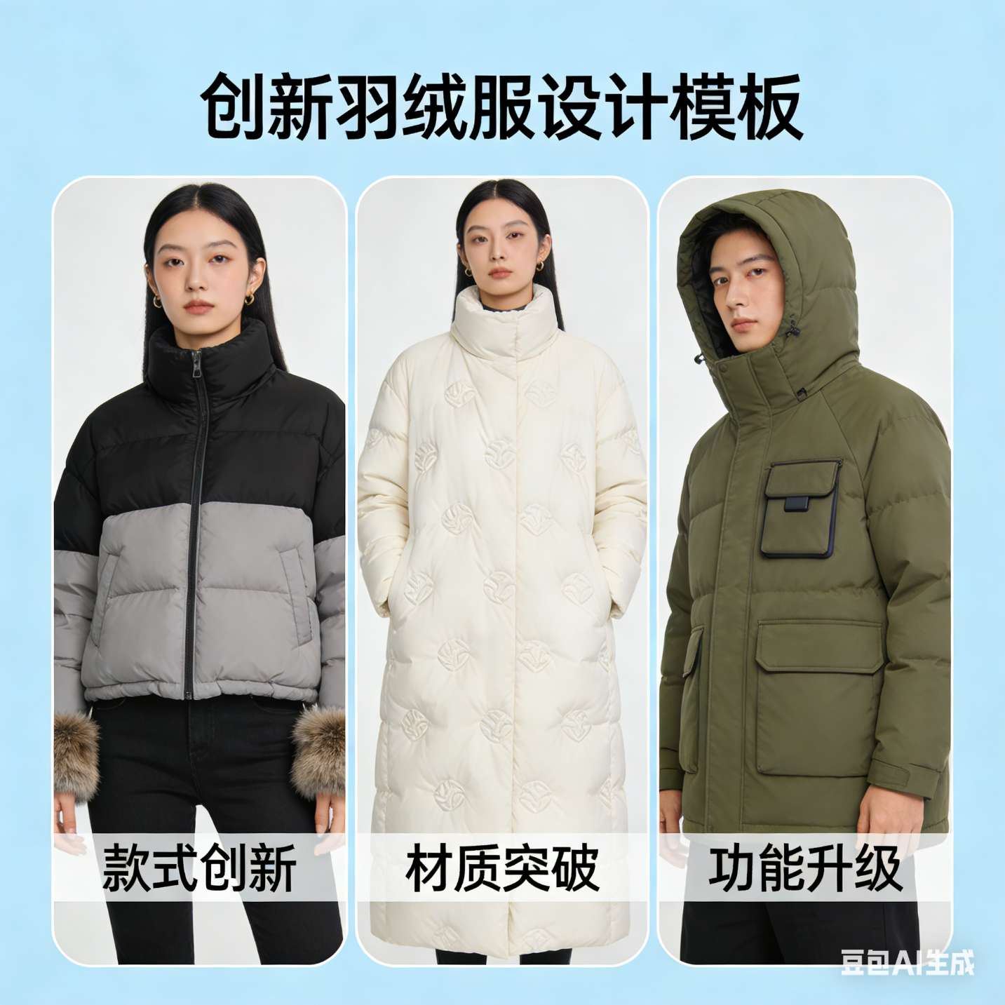 2026年羽绒服赛道:腰部抽绳设计引领修身新潮流 2026年羽绒服赛道:腰部抽绳设计引领修身新潮流