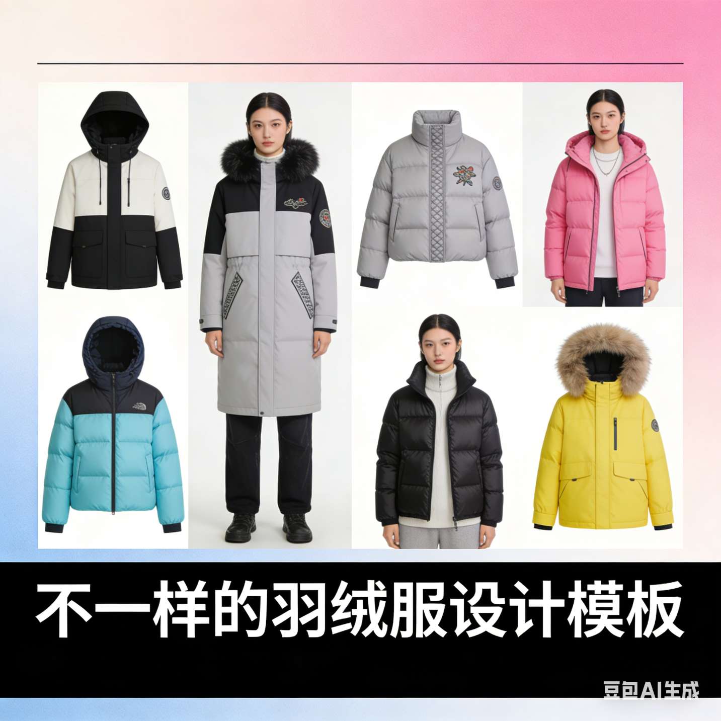 【羽绒服印花款:个性化设计引领羽绒服赛道新潮流】 【羽绒服印花款:个性化设计引领羽绒服赛道新潮流】