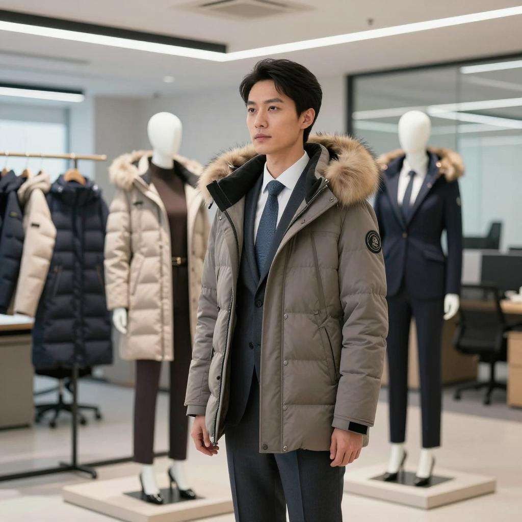 【真毛领羽绒服：高端服装行业中的品质差异化新突破】第一张图
