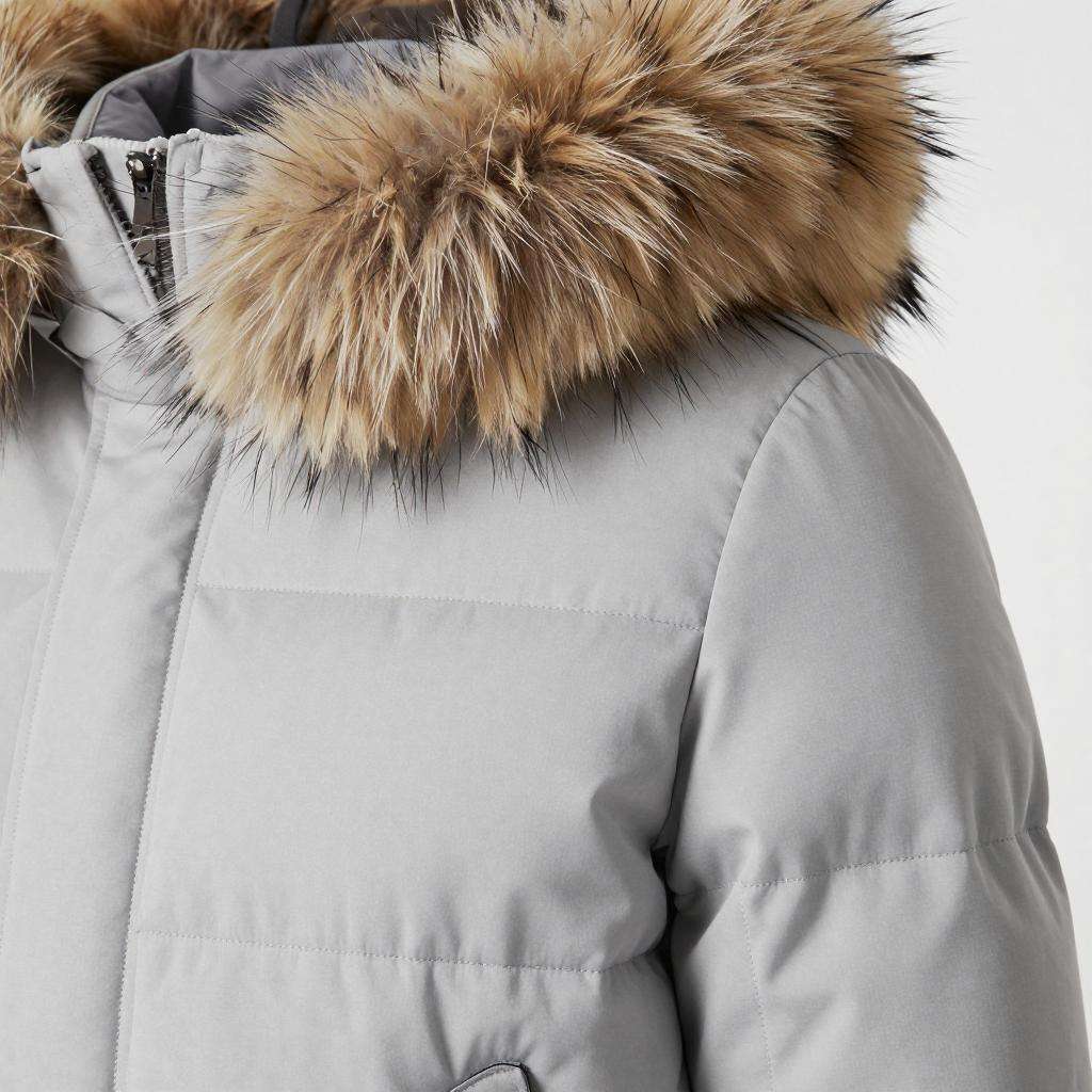 Real Fur Down Jacket 真毛领羽绒服 高端服装行业 品质差异化第二张图