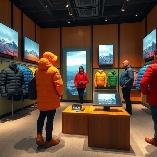 Offline Down Jacket Store：实体羽绒服门店的体验革命