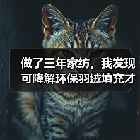 做了三年家纺,我发现可降解环保羽绒填充才是未来(图1) 做了三年家纺,我发现可降解环保羽绒填充才是未来(图1)