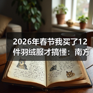 2026年春节我买了12件羽绒服才搞懂：南方轻薄羽绒需求到底有什么不一样（图1）
