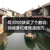 花3000块买了个教训:羽绒蓬松度挑选技巧,看完少走3年弯路(图1) 花3000块买了个教训:羽绒蓬松度挑选技巧,看完少走3年弯路(图1)