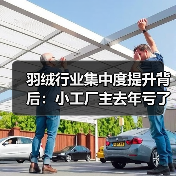 羽绒行业集中度提升背后:小工厂主去年亏了80万(图1) 羽绒行业集中度提升背后:小工厂主去年亏了80万(图1)