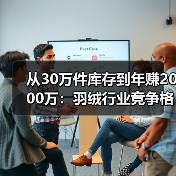 从30万件库存到年赚2000万:羽绒行业竞争格局优化的真实案例(图1) 从30万件库存到年赚2000万:羽绒行业竞争格局优化的真实案例(图1)