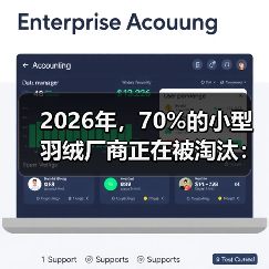 2026年,70%的小型羽绒厂商正在被淘汰:一场没人说的整合(图2) 2026年,70%的小型羽绒厂商正在被淘汰:一场没人说的整合(图2)