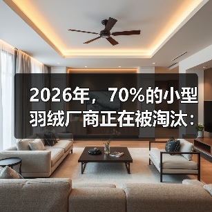 2026年，70%的小型羽绒厂商正在被淘汰：一场没人说的整合