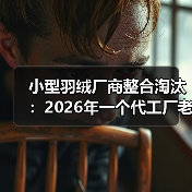小型羽绒厂商整合淘汰：2026年一个代工厂老板的深夜电话（图1）