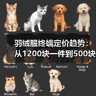 羽绒服终端定价趋势:从1200块一件到500块三件,到底发生了什么?(图2) 羽绒服终端定价趋势:从1200块一件到500块三件,到底发生了什么?(图2)
