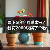 零下5度穿成球太丑？我花2000块买了个教训：高腰收腰显瘦羽绒才是真香（图1）