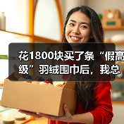 花1800块买了条“假高级”羽绒围巾后，我总结了3个挑选配饰的实用思路（图3）