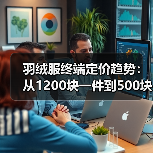 羽绒服终端定价趋势:从1200块一件到500块三件,到底发生了什么?(图3) 羽绒服终端定价趋势:从1200块一件到500块三件,到底发生了什么?(图3)