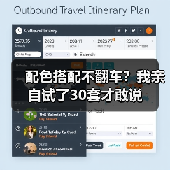 配色搭配不翻车?我亲自试了30套才敢说(图3) 配色搭配不翻车?我亲自试了30套才敢说(图3)