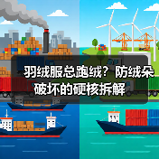 羽绒服总跑绒?防绒朵破坏的硬核拆解 羽绒服总跑绒?防绒朵破坏的硬核拆解