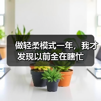做轻柔模式一年,我才发现以前全在瞎忙(图4) 做轻柔模式一年,我才发现以前全在瞎忙(图4)