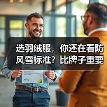 选羽绒服，你还在看防风雪标准？比牌子重要的是这个（图2）