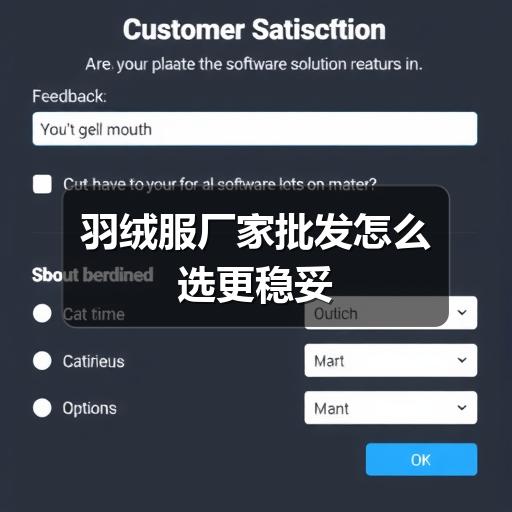 羽绒服厂家批发怎么选更稳妥