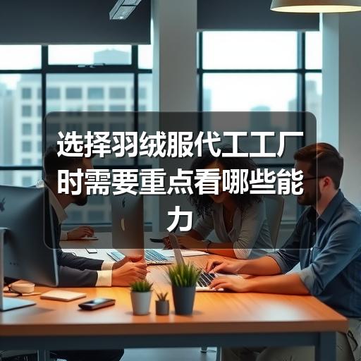 选择羽绒服代工工厂时需要重点看哪些能力