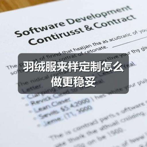 羽绒服来样定制怎么做更稳妥