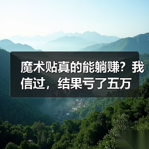魔术贴真的能躺赚?我信过,结果亏了五万(图2) 魔术贴真的能躺赚?我信过,结果亏了五万(图2)