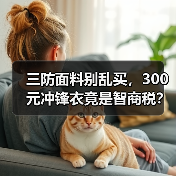 三防面料别乱买，300元冲锋衣竟是智商税？