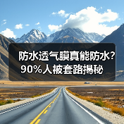 防水透气膜真能防水?90%人被套路揭秘(图2) 防水透气膜真能防水?90%人被套路揭秘(图2)