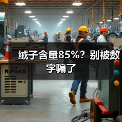 绒子含量85%?别被数字骗了(图3) 绒子含量85%?别被数字骗了(图3)