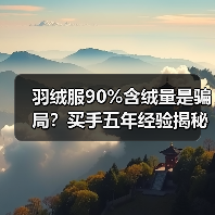 羽绒服90%含绒量是骗局?买手五年经验揭秘真相(图2) 羽绒服90%含绒量是骗局?买手五年经验揭秘真相(图2)