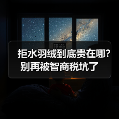 拒水羽绒到底贵在哪?别再被智商税坑了(图3) 拒水羽绒到底贵在哪?别再被智商税坑了(图3)