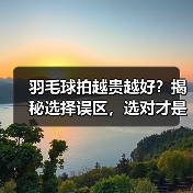 羽毛球拍越贵越好？揭秘选择误区，选对才是关键（图4）