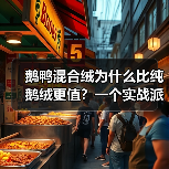 鹅鸭混合绒为什么比纯鹅绒更值?一个实战派的选择逻辑(图2) 鹅鸭混合绒为什么比纯鹅绒更值?一个实战派的选择逻辑(图2)