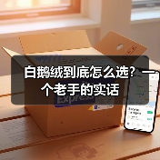 白鹅绒到底怎么选?一个老手的实话