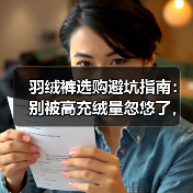 羽绒裤选购避坑指南:别被高充绒量忽悠了,这3个细节才是关键(图4) 羽绒裤选购避坑指南:别被高充绒量忽悠了,这3个细节才是关键(图4)