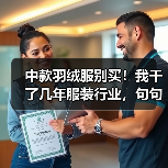 中款羽绒服别买!我干了几年服装行业,句句大实话 中款羽绒服别买!我干了几年服装行业,句句大实话