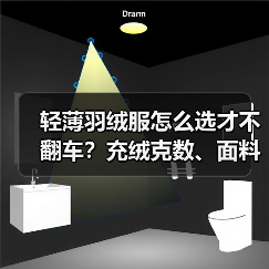 轻薄羽绒服怎么选才不翻车？充绒克数、面料全解析（图2）