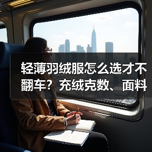 轻薄羽绒服怎么选才不翻车？充绒克数、面料全解析（图1）