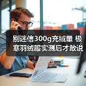 别迷信300g充绒量 极寒羽绒服实测后才敢说的实话（图2）