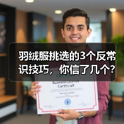 羽绒服挑选的3个反常识技巧，你信了几个？（图3）