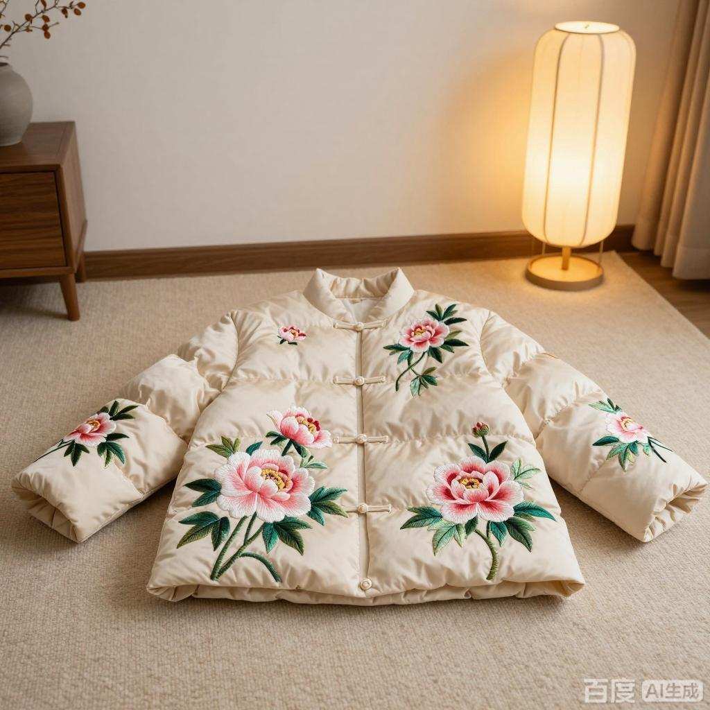 羽绒服刺绣款：突破赛道的工艺装饰差异化新趋势