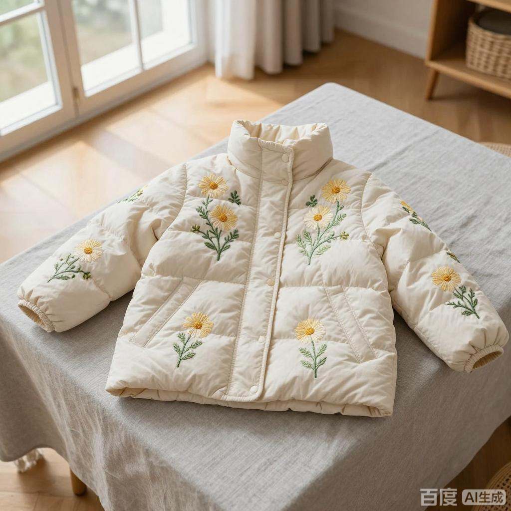 羽绒服刺绣款：突破赛道的工艺装饰差异化新趋势