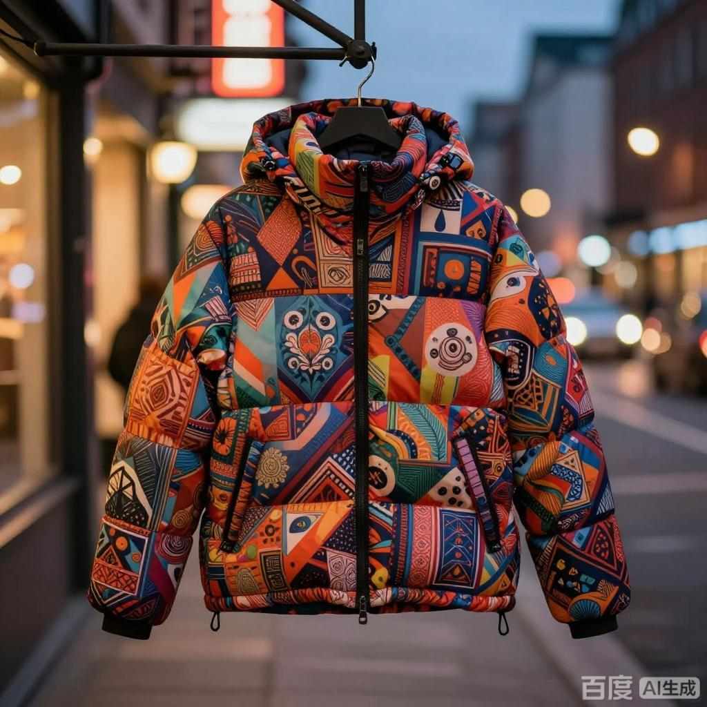 【羽绒服印花款大揭秘：个性设计打造差异化赛道】