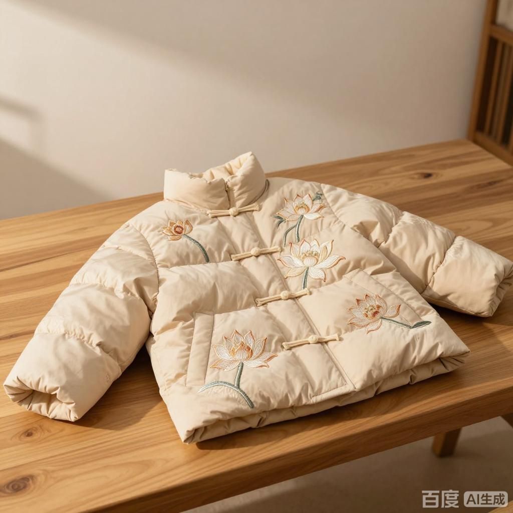 【羽绒服刺绣款：工艺装饰差异化引领赛道新趋势】