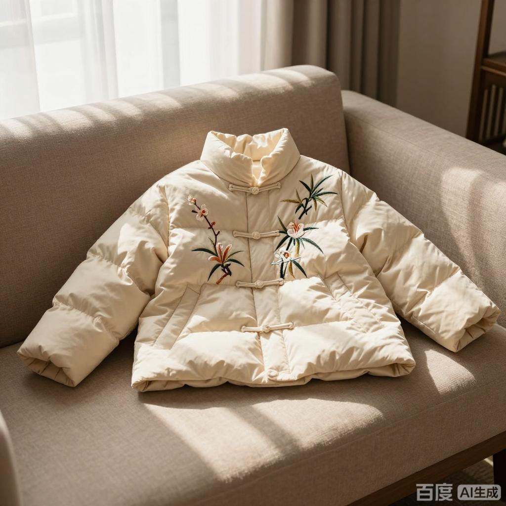 【羽绒服刺绣款：工艺装饰差异化引领赛道新趋势】