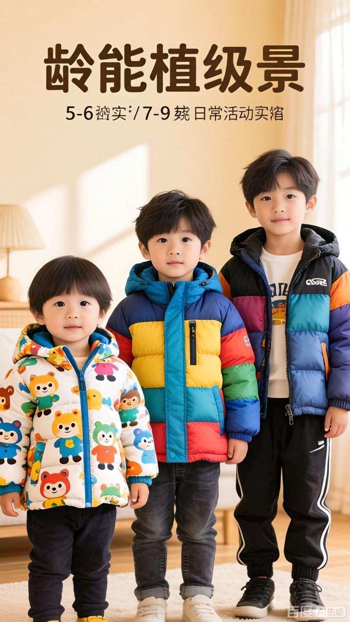 羽绒服儿童款：玩转年龄差异化的市场攻略