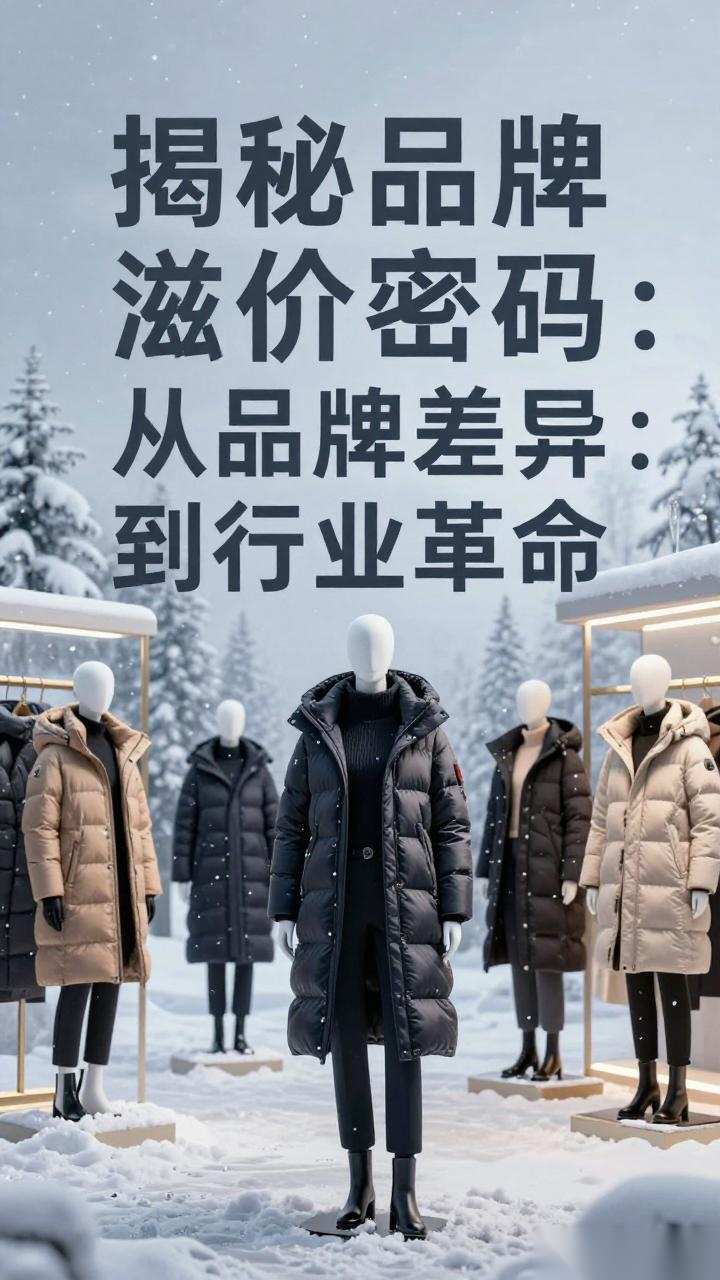 【揭秘品牌羽绒服的溢价密码:从品牌差异到行业革命】 【揭秘品牌羽绒服的溢价密码:从品牌差异到行业革命】