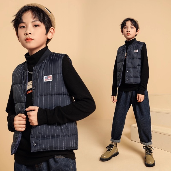 儿童加厚羽绒马甲定制指南-雪源生态鹅绒背心优势(图3)